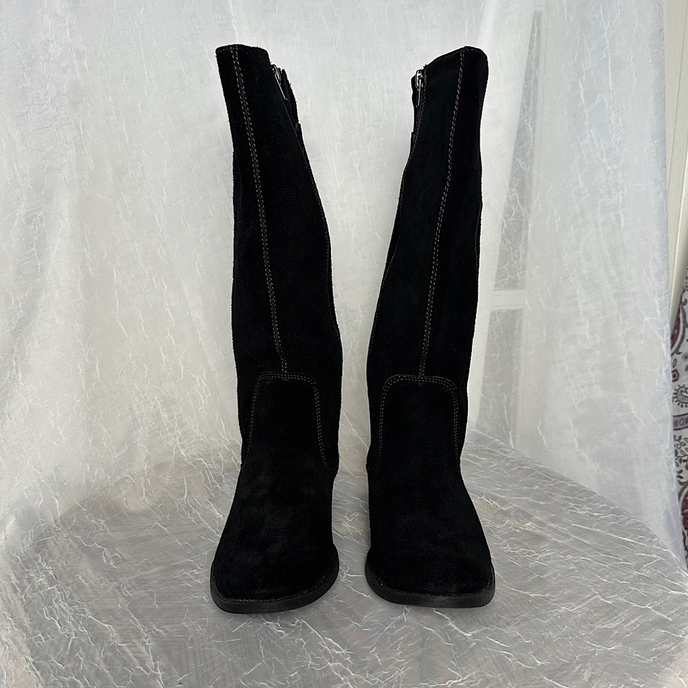 Easy spirit Suede Leather Knee High Black Boots | Sz 7 - Picture 8 of 16